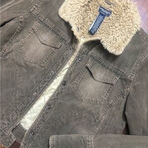 American eagle Corduroy Jacket with Sherpa Lining